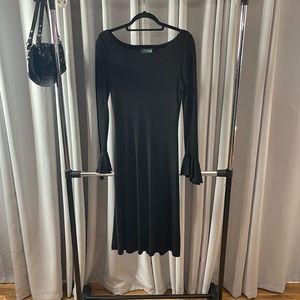 Ralph Lauren Black Classic Dress Size Medium